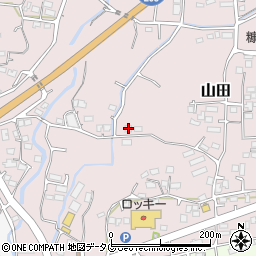 熊本県玉名市山田1794周辺の地図