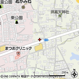 熊本県玉名市立願寺876周辺の地図