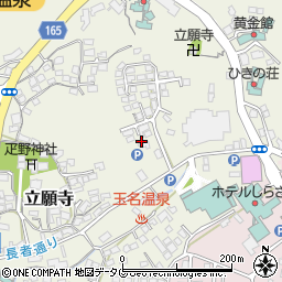 熊本県玉名市立願寺717周辺の地図
