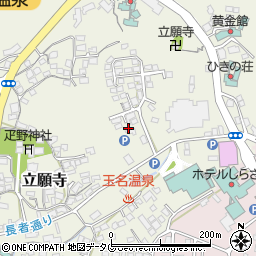 熊本県玉名市立願寺717周辺の地図