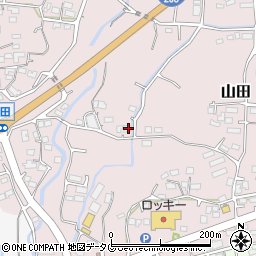 熊本県玉名市山田1765周辺の地図