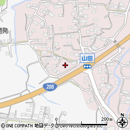 熊本県玉名市山田503周辺の地図