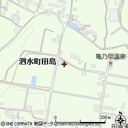 熊本県菊池市泗水町田島1795周辺の地図