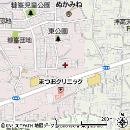 熊本県玉名市山田1864-8周辺の地図
