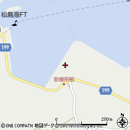 長崎県西海市大瀬戸町松島内郷272周辺の地図