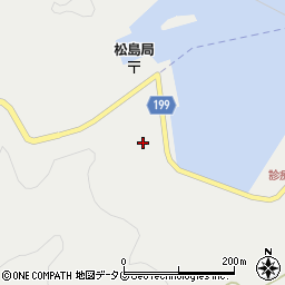 長崎県西海市大瀬戸町松島内郷1352周辺の地図
