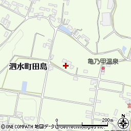 熊本県菊池市泗水町田島1685-2周辺の地図