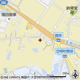 熊本県玉名市岱明町西照寺672周辺の地図