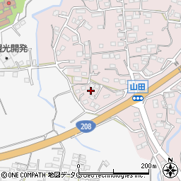 熊本県玉名市山田507周辺の地図