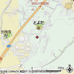 熊本県熊本市北区植木町豊田557周辺の地図