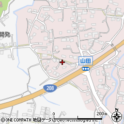熊本県玉名市山田506周辺の地図