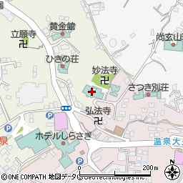 玉名温泉立願寺温泉ホテル周辺の地図