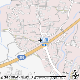 熊本県玉名市山田426-1周辺の地図