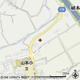 熊本県熊本市北区植木町清水1081周辺の地図