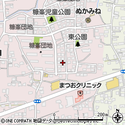 熊本県玉名市山田1836-129周辺の地図