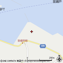 長崎県西海市大瀬戸町松島内郷233周辺の地図