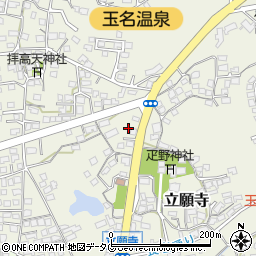 熊本県玉名市立願寺778周辺の地図