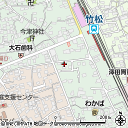 長崎県大村市竹松本町664-16周辺の地図