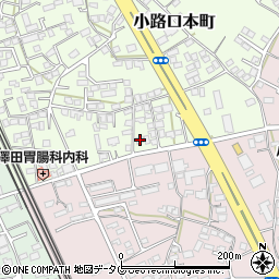 長崎県大村市小路口本町360周辺の地図