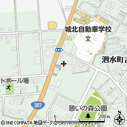 熊本県菊池市泗水町吉富3235周辺の地図