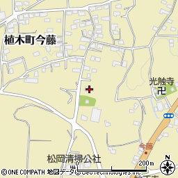 熊本県熊本市北区植木町今藤390周辺の地図