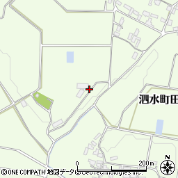 熊本県菊池市泗水町田島1381周辺の地図