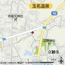 熊本県玉名市立願寺785周辺の地図