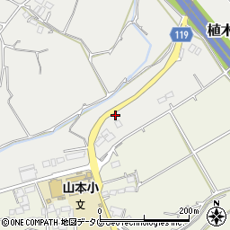熊本県熊本市北区植木町清水1080周辺の地図