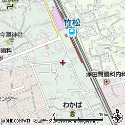 九大進学ゼミ　大村竹松校周辺の地図