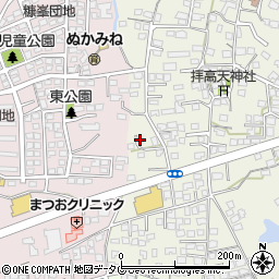 熊本県玉名市立願寺882-2周辺の地図