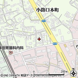 長崎県大村市小路口本町359-2周辺の地図