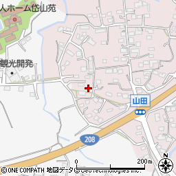 熊本県玉名市山田535周辺の地図