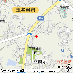 熊本県玉名市立願寺745周辺の地図