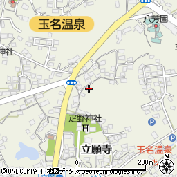 熊本県玉名市立願寺745周辺の地図