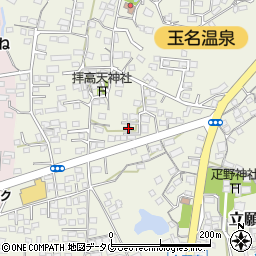 熊本県玉名市立願寺827-6周辺の地図