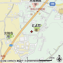熊本県熊本市北区植木町豊田564-4周辺の地図