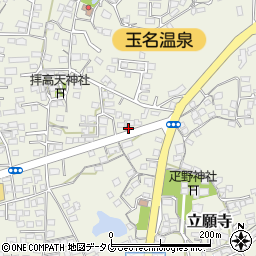 熊本県玉名市立願寺786周辺の地図