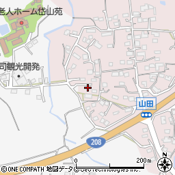 熊本県玉名市山田534周辺の地図