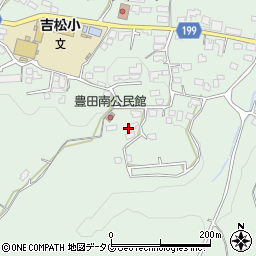 熊本県熊本市北区植木町豊田54周辺の地図