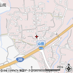 熊本県玉名市山田401周辺の地図