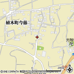 熊本県熊本市北区植木町今藤484周辺の地図