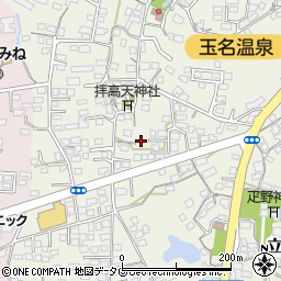 熊本県玉名市立願寺837周辺の地図