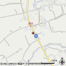 熊本県熊本市北区植木町清水846周辺の地図