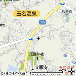 熊本県玉名市立願寺772-5周辺の地図