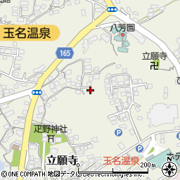 熊本県玉名市立願寺753周辺の地図