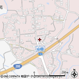 熊本県玉名市山田372周辺の地図