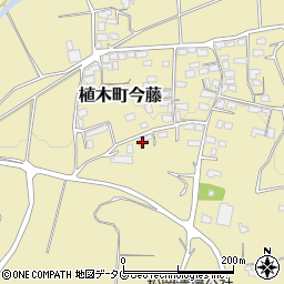 熊本県熊本市北区植木町今藤489-1周辺の地図