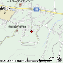 熊本県熊本市北区植木町豊田68周辺の地図