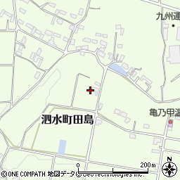 熊本県菊池市泗水町田島1633周辺の地図