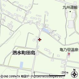 熊本県菊池市泗水町田島1683周辺の地図